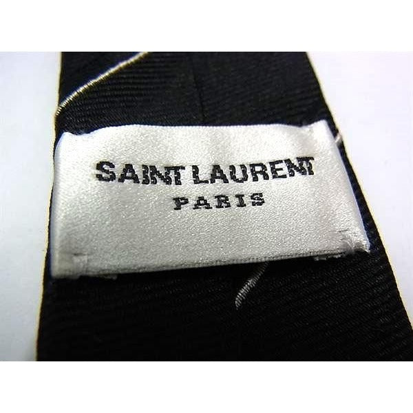 Saint Laurent Necktie Business Gentleman Black Ft1793 — view 3