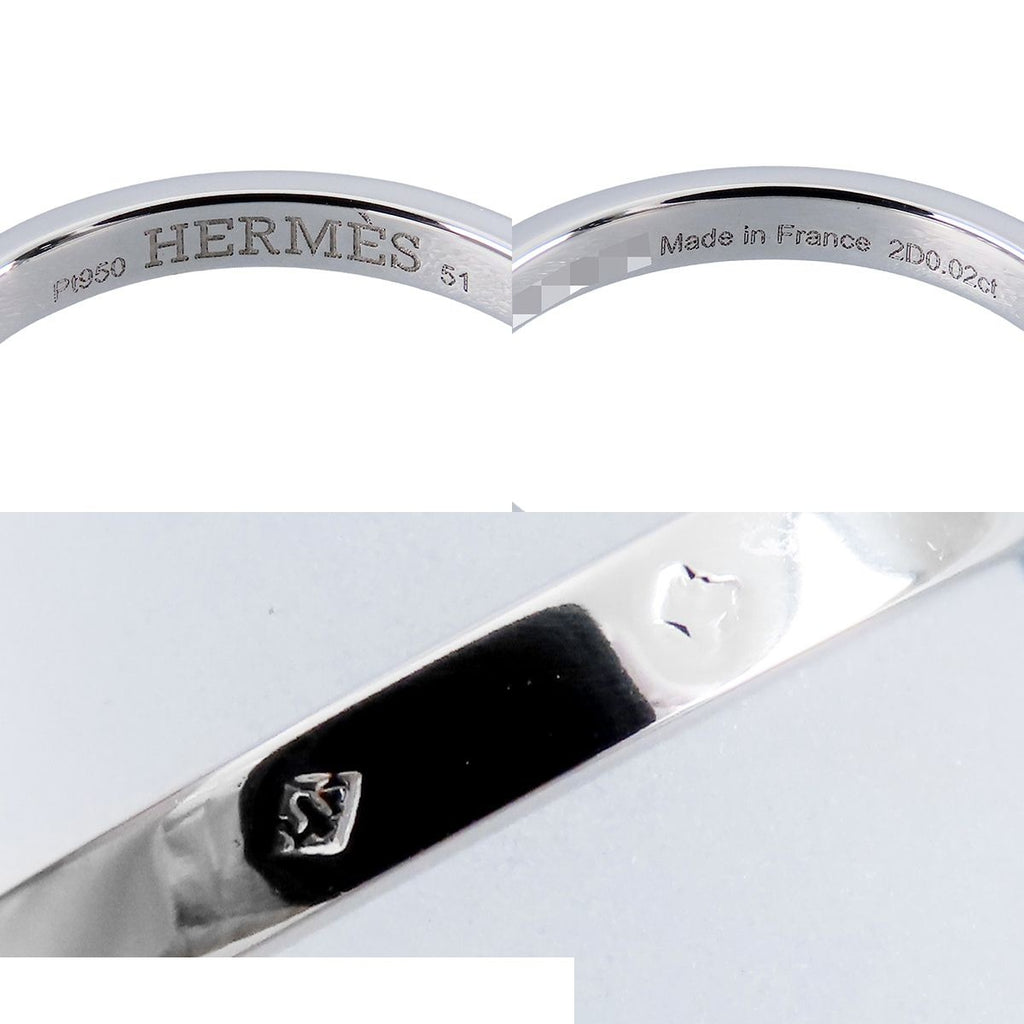Hermes Ever Kelly Ring Platinum Diamond D — view 6