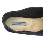 Prada Pointed Toe Suede Flat Shoes 1 S574 H Navy 37 2 — view 5