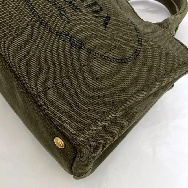 Prada 2 way Bag Canapa Tote — view 9