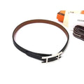 Hermes Behapi Double Tour Leather Reversible Bracelet