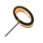 Hermes Pop H Earrings Orange Metal — view 5