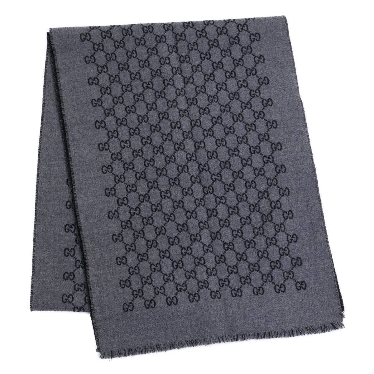 Gucci GG Pattern Double Jacquard Scarf