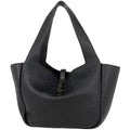 Saint Laurent le Cassette Bear Tote Leather Black
