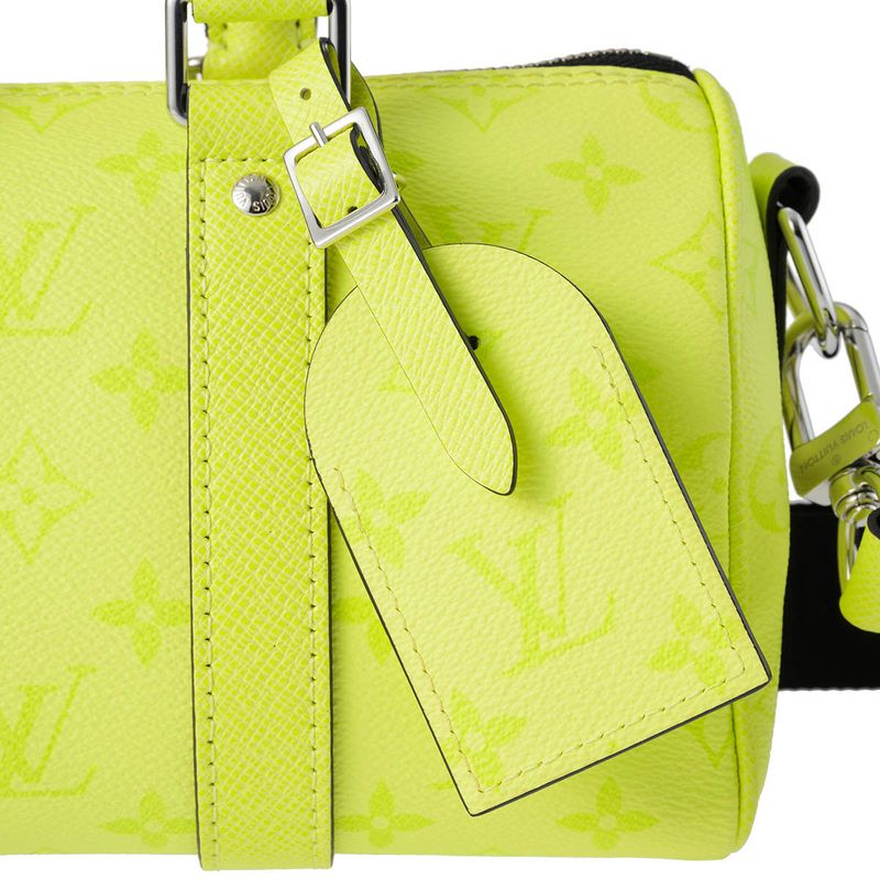 Louis Vuitton Shoulder Bag Keepall Bandouliere 25 Lemon Yellow — view 7