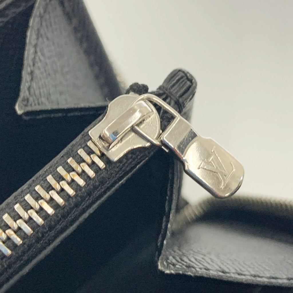 Louis Vuitton Epi Zippy Wallet Round Zipper Long Black — view 6