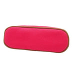 Hermes Bolide Pouch Mini Hibiscus Silver Cotton Canvas — view 3