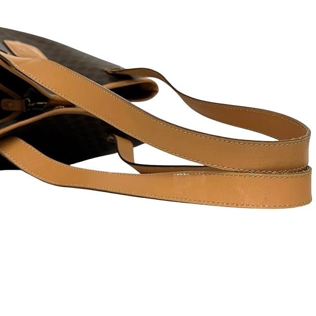 Celine Tote Bag Brown Beige Macadam Leather — view 3