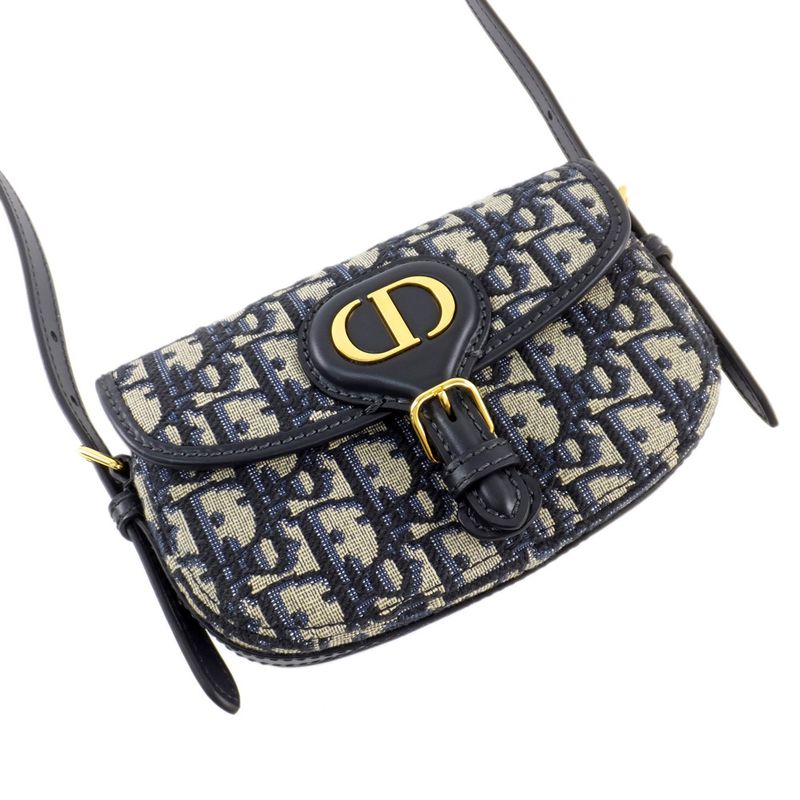 Dior Bobby Oblique Peacock Mini Shoulder Bag Gold Hardware CD Logo — view 9