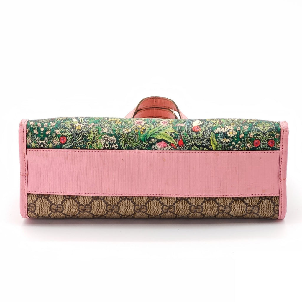 Gucci Chilled Lens Yuko Higuchi 2-Way Shoulder Bag Rabbit Animal Flower Beige — view 6