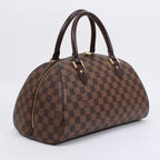 Louis Vuitton Rivera MM Damier Ebene Leather Brown Handbag — view 2