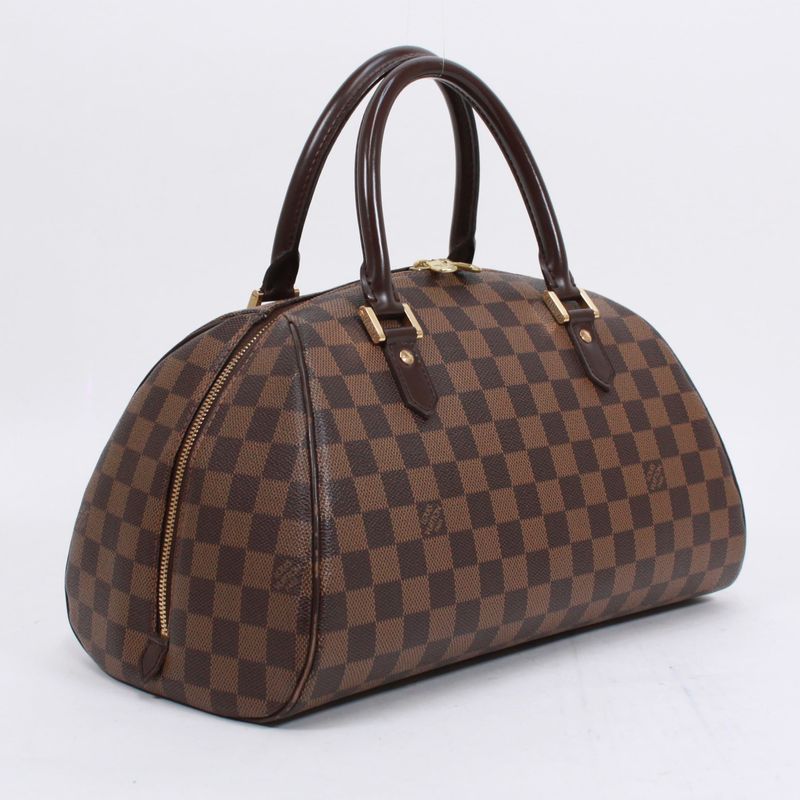 Louis Vuitton Rivera MM Damier Ebene Leather Brown Handbag — view 2