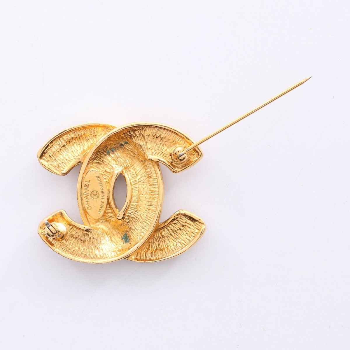 Chanel Brooch CC Logo — view 2