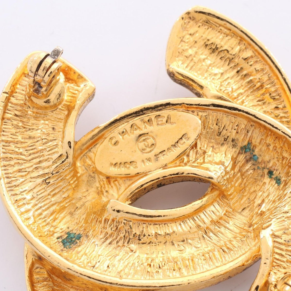 Chanel Brooch CC Logo — view 3