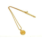 Dior Vintage Necklace Pendant Gold