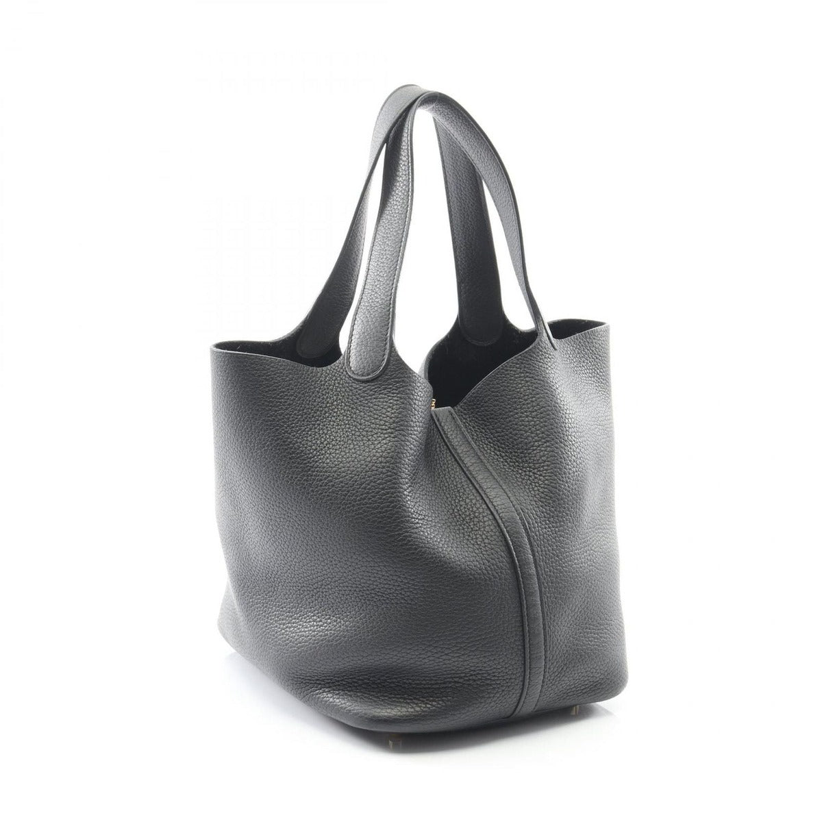 Hermes Handbag Picotin Lock MM Black Leather — view 2