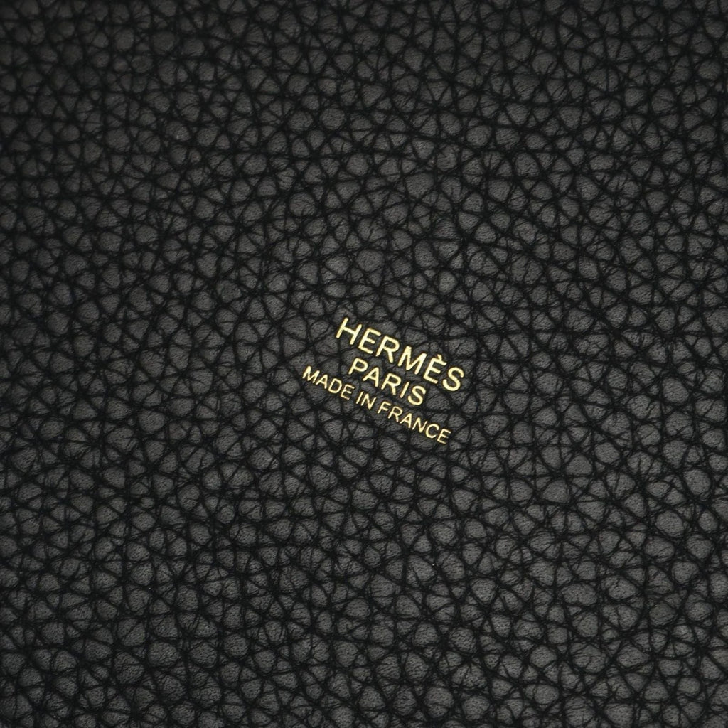 Hermes Handbag Picotin Lock MM Black Leather — view 4