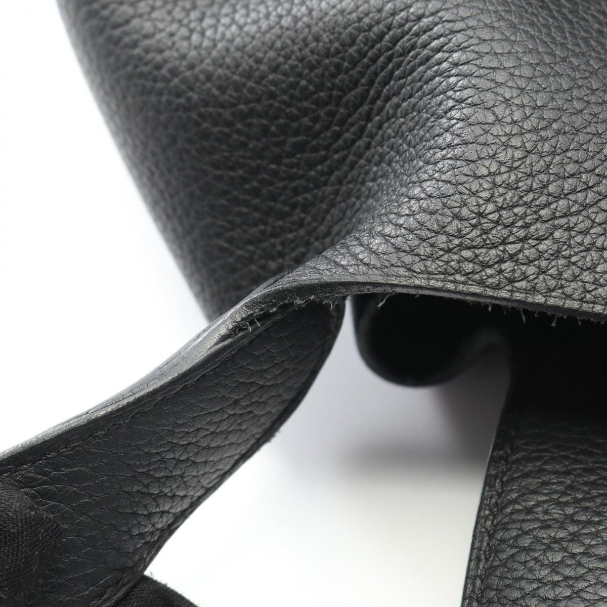 Hermes Handbag Picotin Lock MM Black Leather — view 8