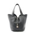 Hermes Handbag Picotin Lock MM Black Leather