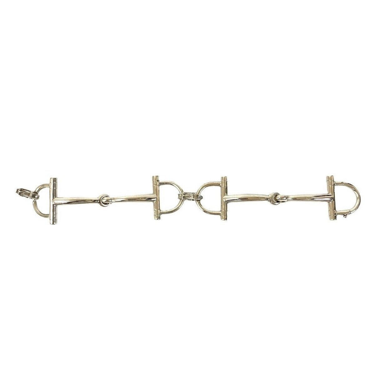 Hermes Horsebit Belt Motif Bracelet Bangle — view 5