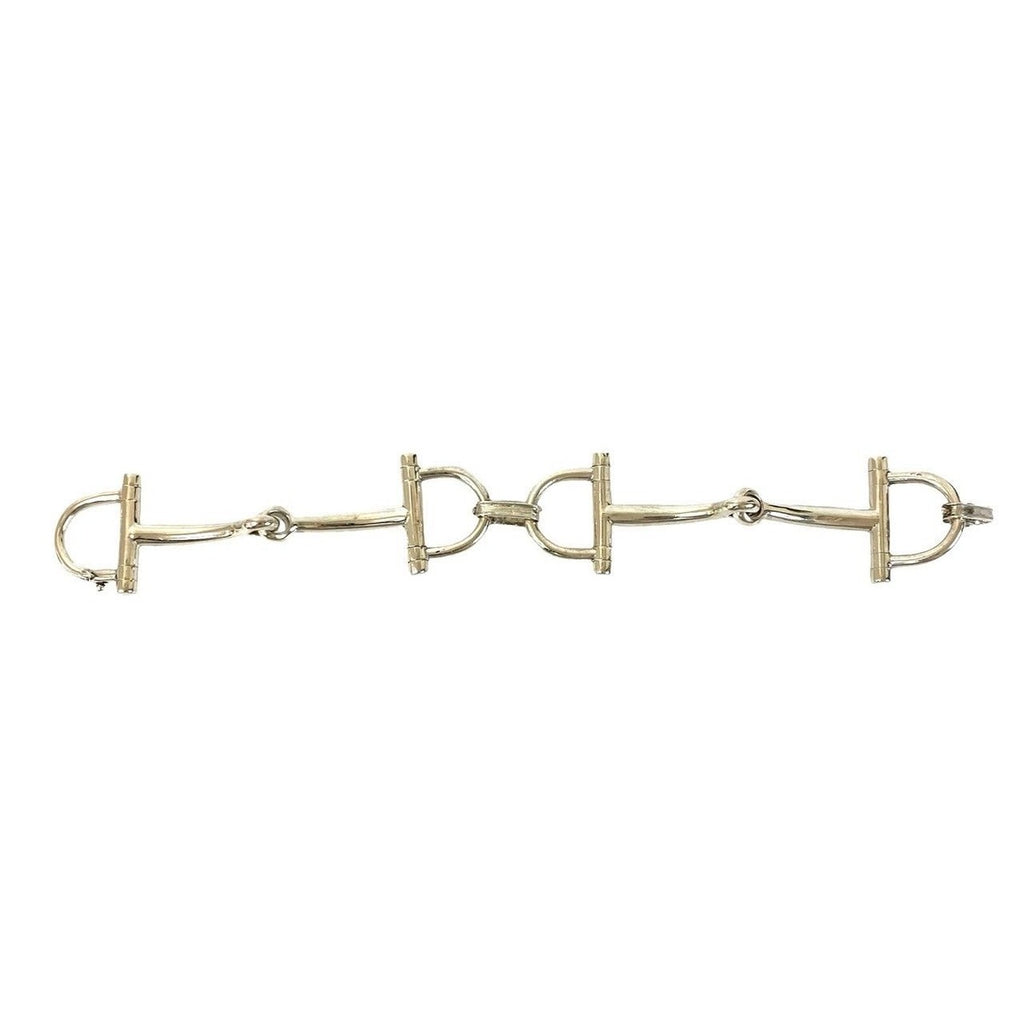 Hermes Horsebit Belt Motif Bracelet Bangle — view 6