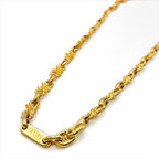 Celine Chain Vintage Necklace Gold