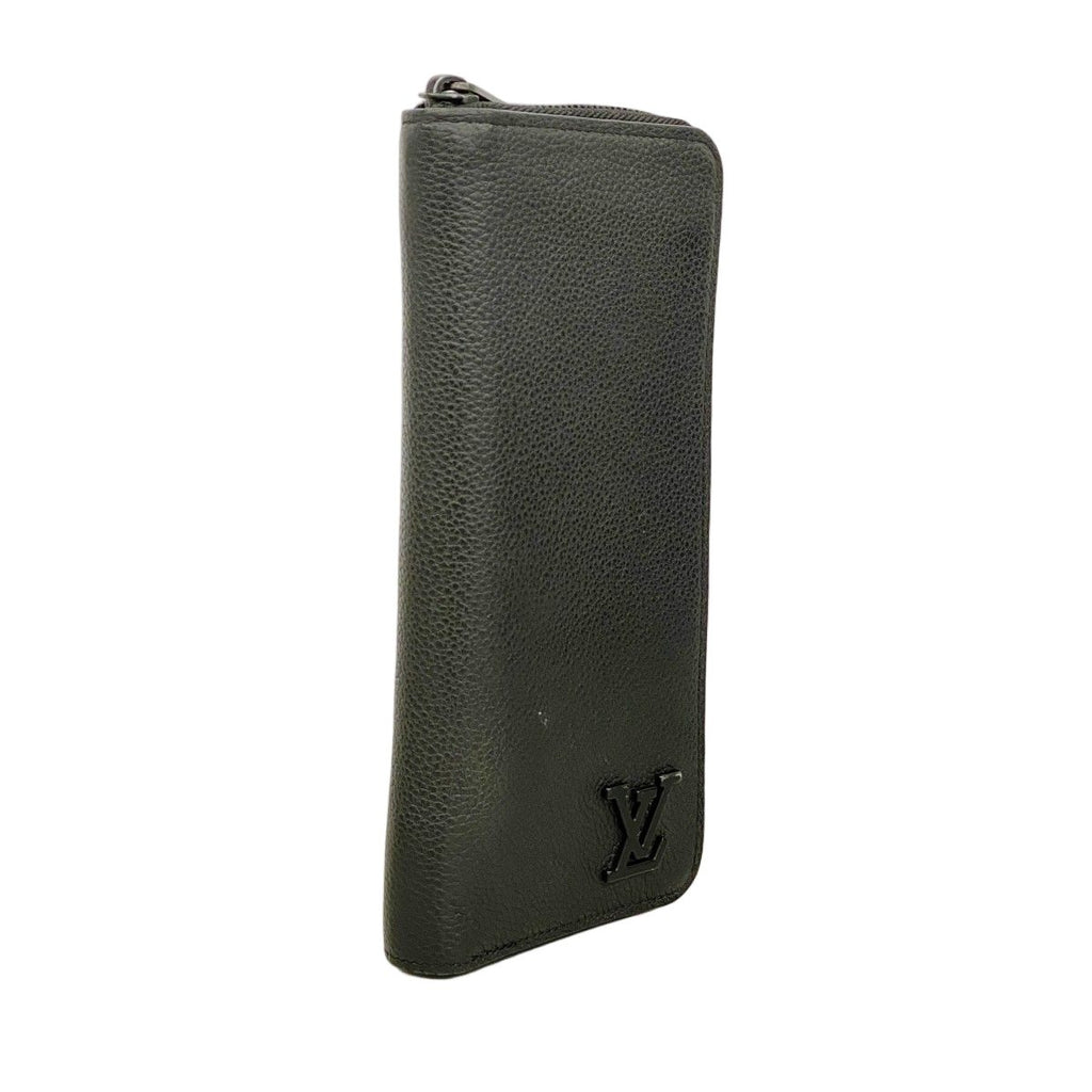 Louis Vuitton Wallet Aerogram Zippy Horizontal Black — view 2