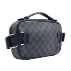 Louis Vuitton Ambler Damier Graphite Leather Black Belt Bag Silver — view 2