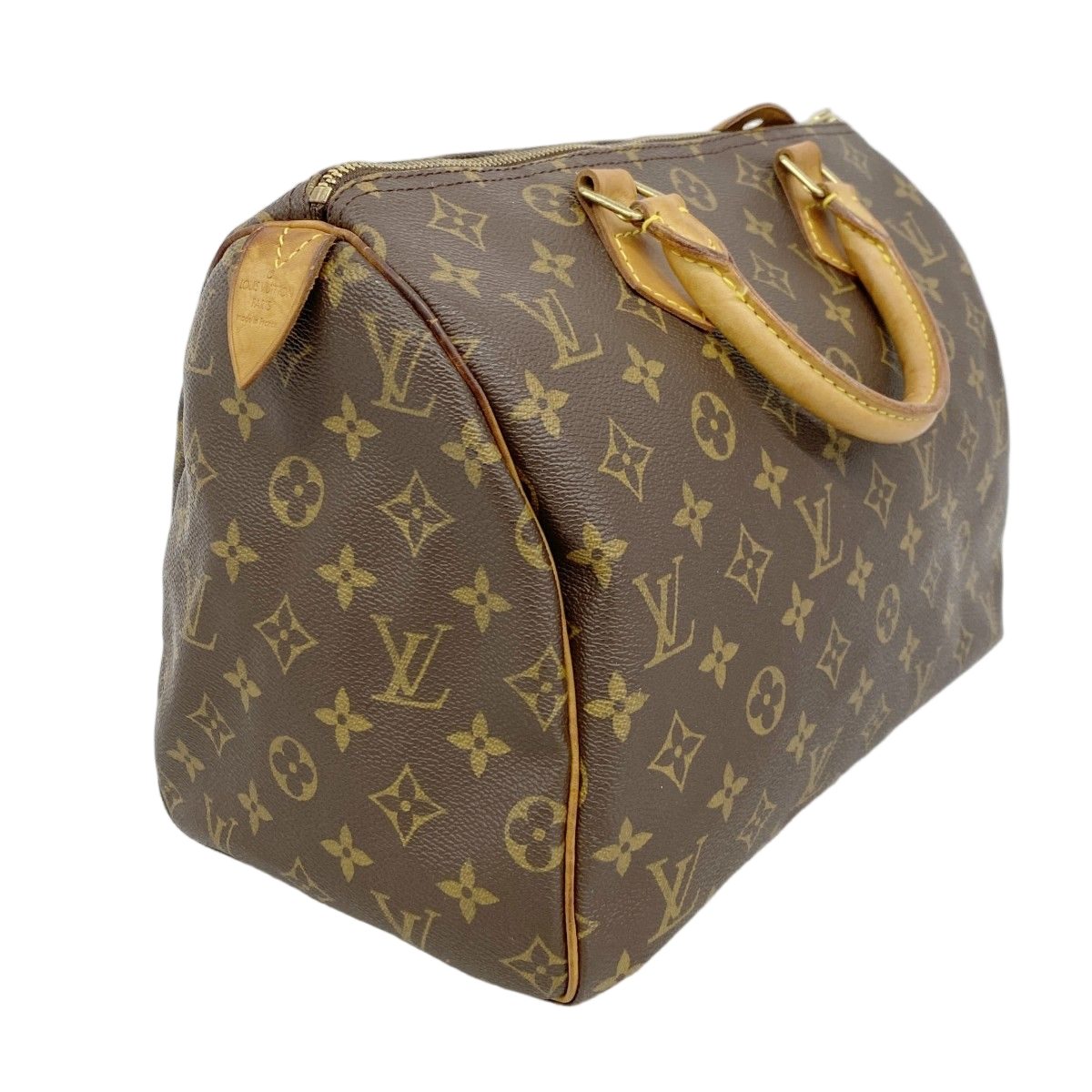 Louis Vuitton Handbag Monogram Speedy 30 Brown — view 2