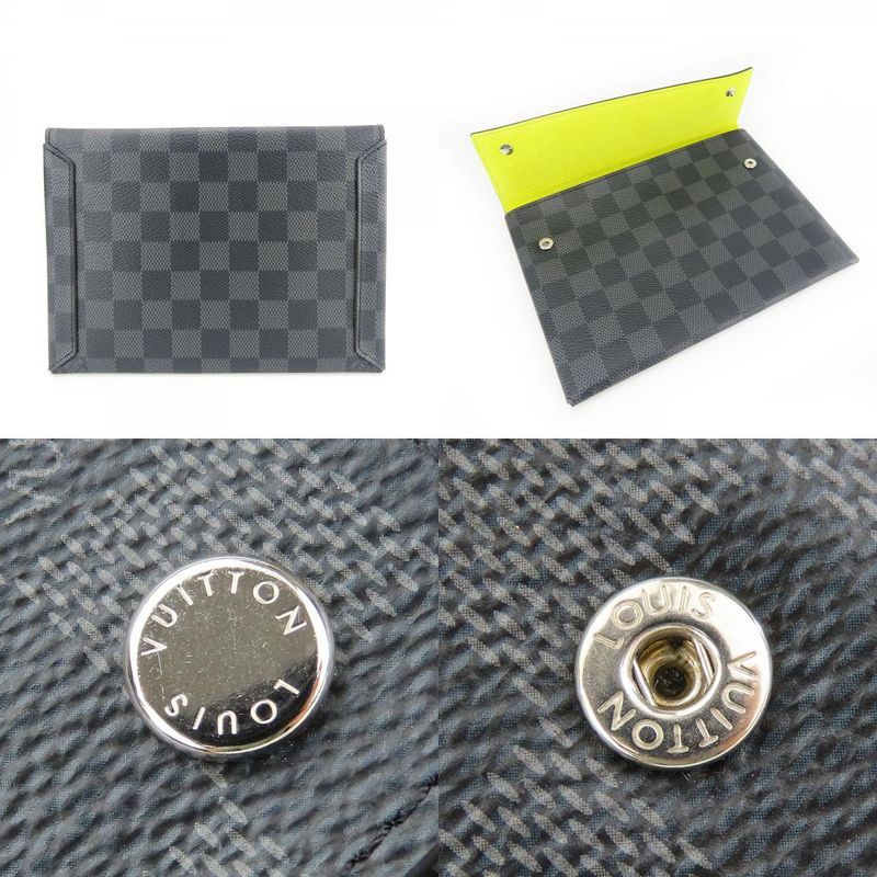 Louis Vuitton Second Bag Alpha Triple Pouch Damier Graphite Gray Black — view 5