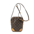 Louis Vuitton Danube Brown Monogram Canvas Shoulder Bag — view 5