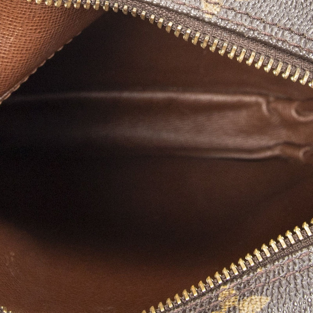Louis Vuitton Danube Brown Monogram Canvas Shoulder Bag — view 9