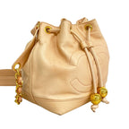 Chanel Shoulder Bag Lambskin Pink Gold — view 2