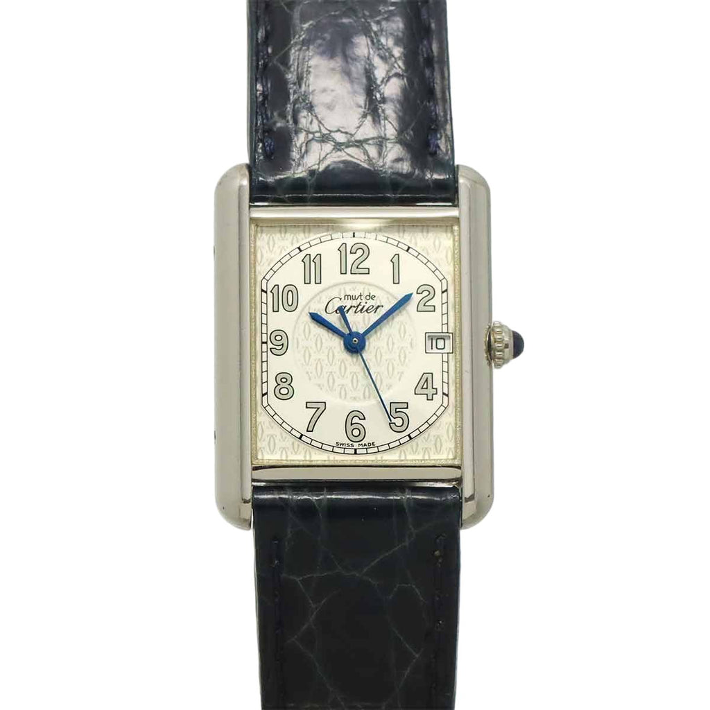 Cartier Must Tank Vermeil XL Watch White Quartz