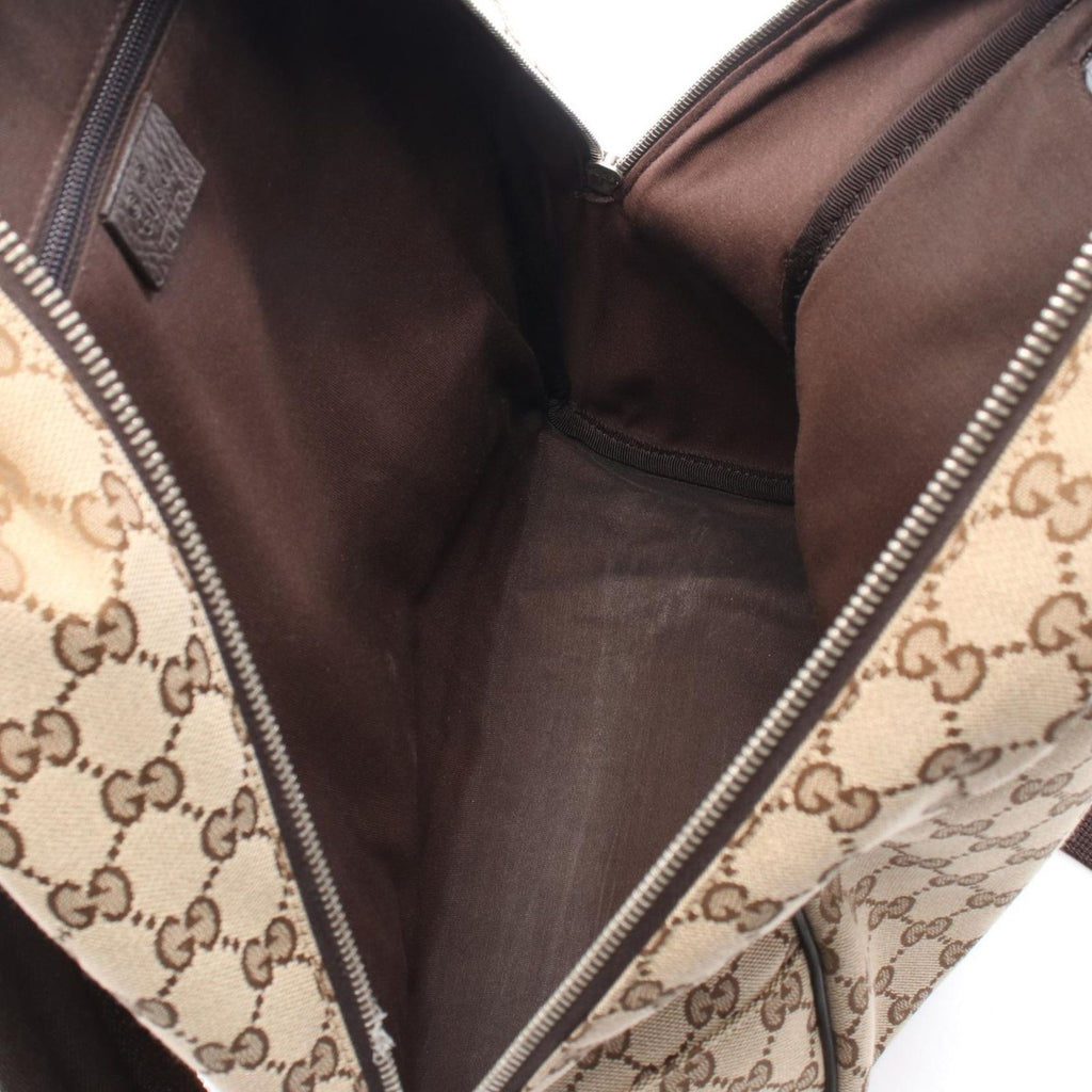 Gucci Backpack GG Canvas Beige Dark Brown — view 3
