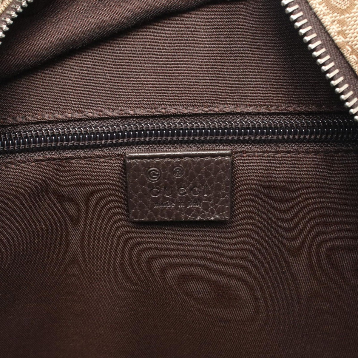 Gucci Backpack GG Canvas Beige Dark Brown — view 4