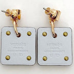 Hermes Earrings As de Coeur Pink — view 3