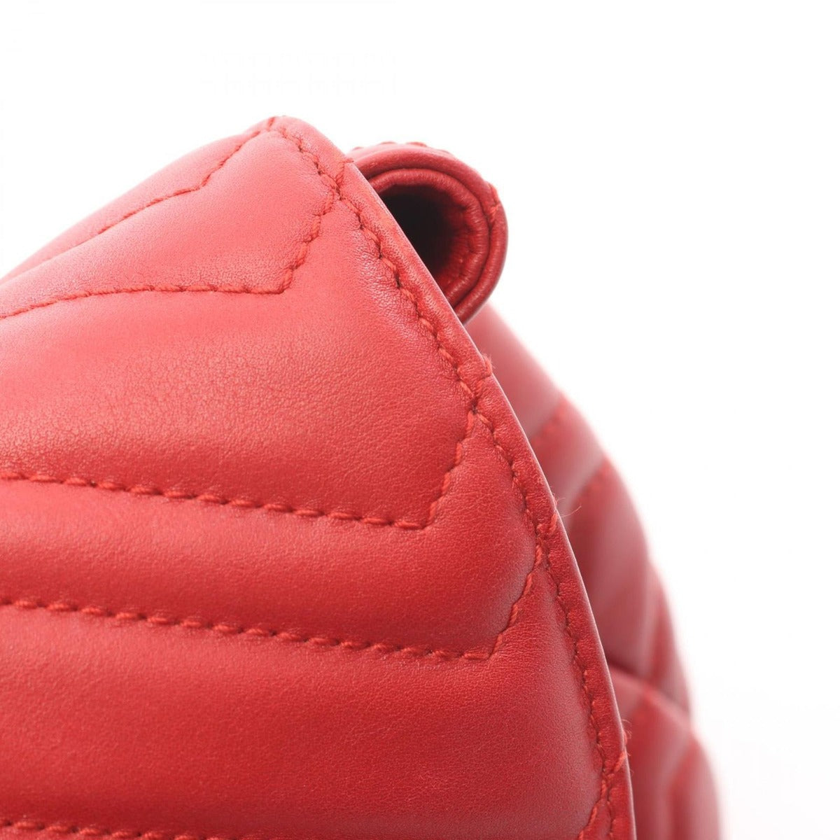 Gucci Backpack GG Marmont Red Leather — view 9