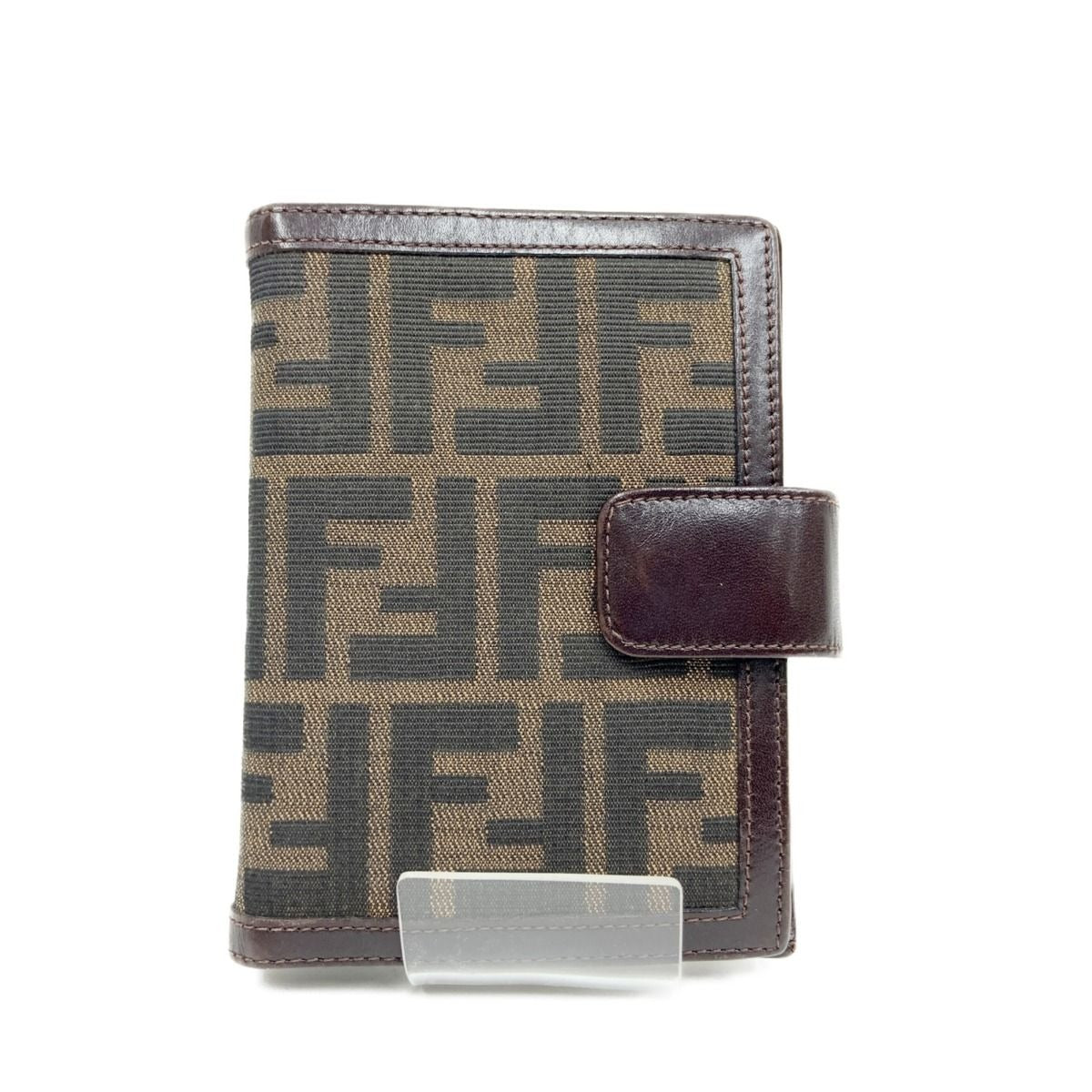 Fendi Zucca 6 Holes Notebook Cover Brown — view 2