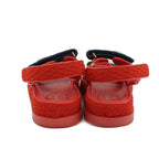 Chanel Sports Sandals Red Multicolor 36 Leather CC — view 3