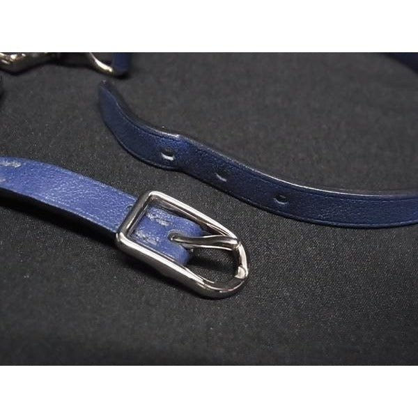 Hermes Choker Ettelier Dubreuil Blue Vorsift Silver Hardware 2 Strand — view 3