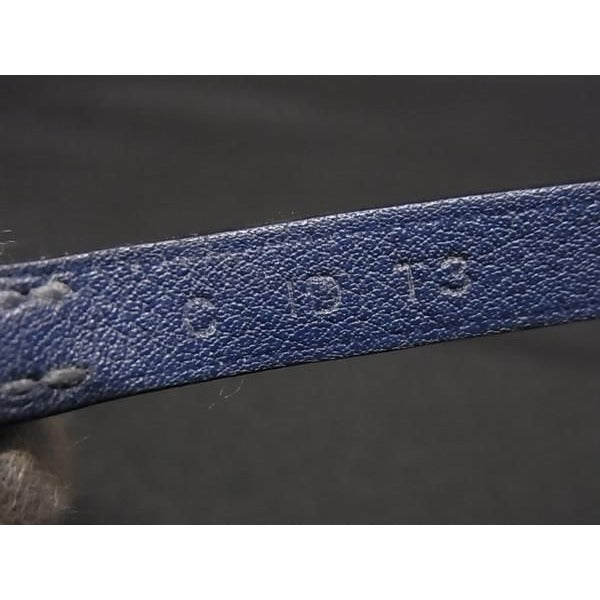 Hermes Choker Ettelier Dubreuil Blue Vorsift Silver Hardware 2 Strand — view 4