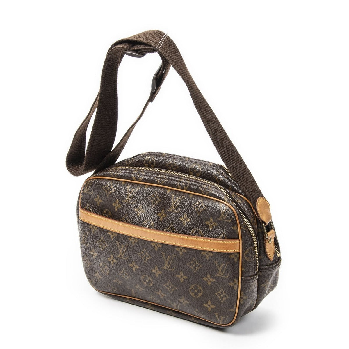 Louis Vuitton Reporter Brown Monogram Canvas — view 2