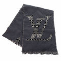 Louis Vuitton Two Sided Wool Echarpe Monogram Scarf Grey 1799