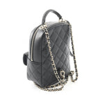 Chanel Backpack Quilted Black Caviar Leather — view 2