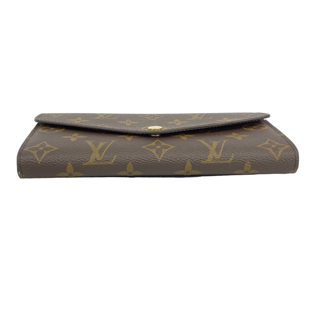 Louis Vuitton Wallet Monogram Portefeuille Sarah Brown Rose Velours — view 2