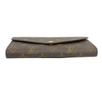 Louis Vuitton Wallet Monogram Portefeuille Sarah Brown Rose Velours — view 2