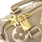 Louis Vuitton Bicolor Monogram Empreinte Speedy Handbag — view 5