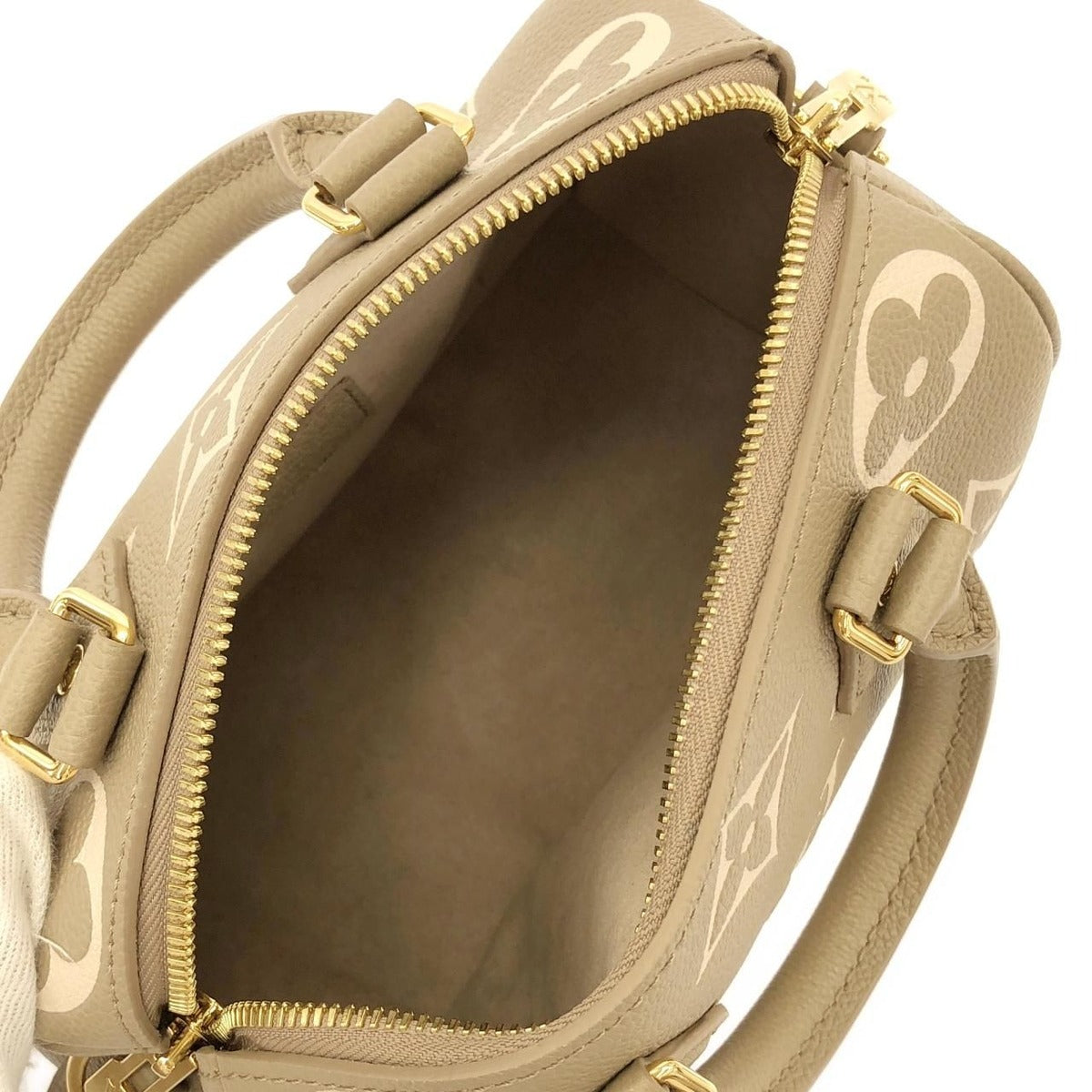 Louis Vuitton Bicolor Monogram Empreinte Speedy Handbag — view 7