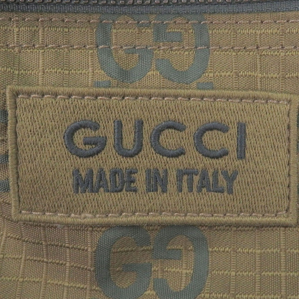 Gucci Ripstop Nylon GG Logo All Over Pattern with Patch Belt Bag — view 8